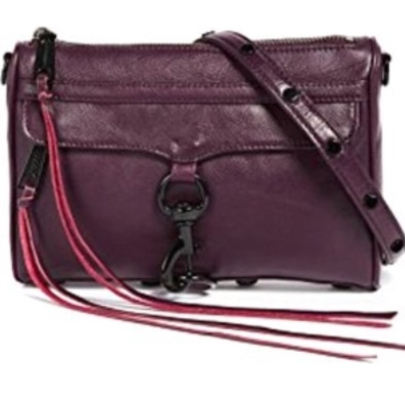 Rebecca Minkoff Dark Cherry Mini MAC NWOT - Picture 2 of 8